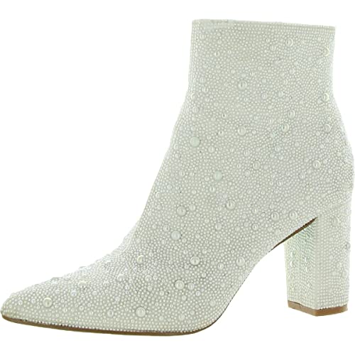 Betsey Johnson Damen Cady Stiefelette, Pearl, 40 EU von Betsey Johnson