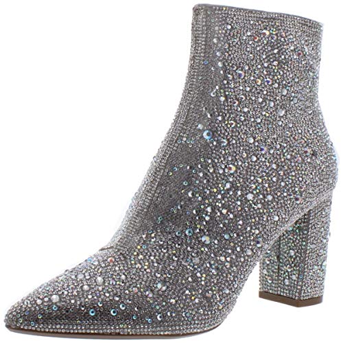 Betsey Johnson Damen Cady Stiefelette, Strass, 39 EU von Betsey Johnson