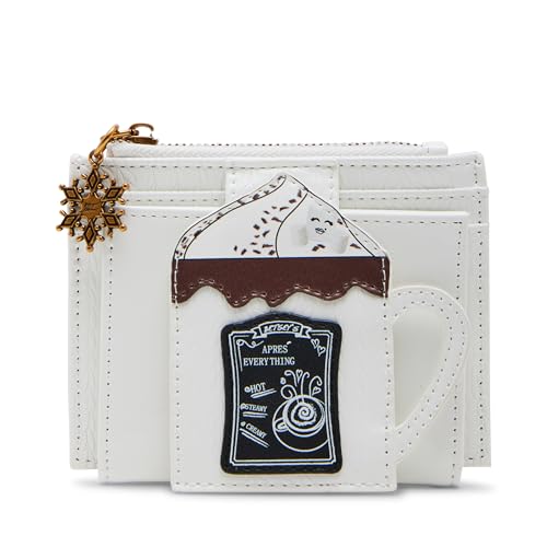 Betsey Johnson Damen Comin in Hot Cocoa Bifold Wallet, Wei , Einheitsgr e, Weiss/opulenter Garten, Einheitsgr e, Betsey Johnson Comin in Hot Cocoa Bifold Wallet von Betsey Johnson
