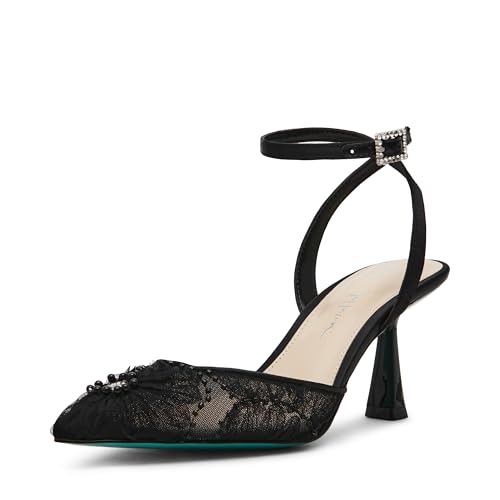 Betsey Johnson Damen Delia Pumps, Schwarz, 42.5 EU von Betsey Johnson