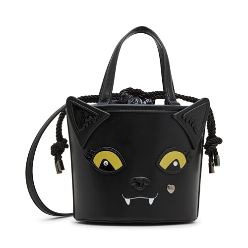 Betsey Johnson Damen Gimmie Candy Bucket Bag-Black Cat, Schwarz Betsey Johnson Damen Gimmie Candy Bucket Bag-Black Cat, Schwarz von Betsey Johnson