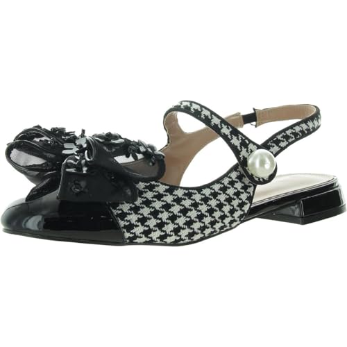 Betsey Johnson Damen Livy Ballerinas, Houndstooth, 41.5 EU Betsey Johnson Damen Livy Ballerinas, Houndstooth, 41.5 EU von Betsey Johnson