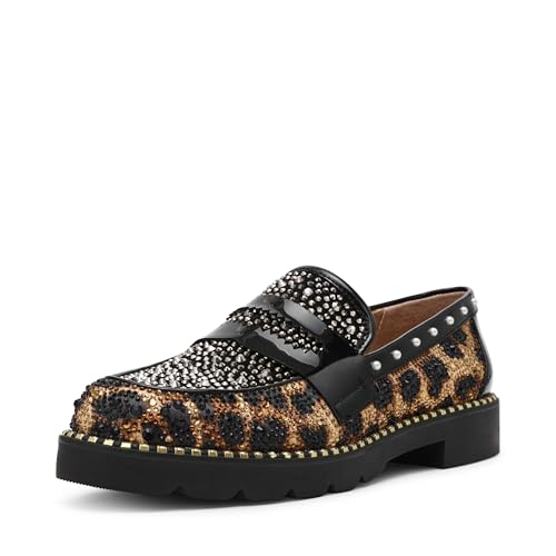 Betsey Johnson Damen Lydiaa-r Slipper, Leopard, 39.5 EU Betsey Johnson Damen Lydiaa-r Slipper, Leopard, 39.5 EU von Betsey Johnson