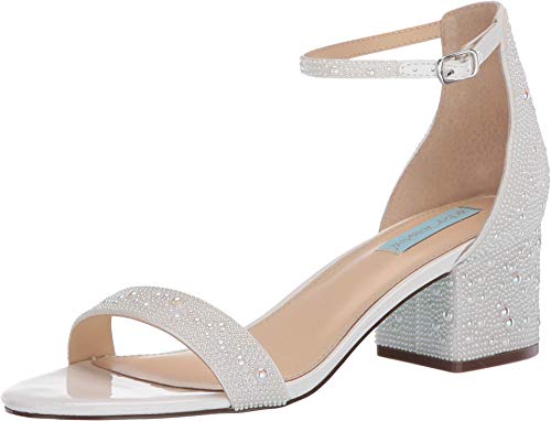 Betsey Johnson Damen Mari Sandale mit Absatz, Weiss/opulenter Garten, 40 EU Betsey Johnson Damen Mari Sandale mit Absatz, Weiss/opulenter Garten, 40 EU von Betsey Johnson