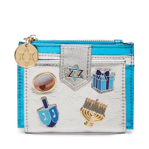 Betsey Johnson Damen Mazel Tov Geldbörse, Blau Multi, Einheitsgröße von Betsey Johnson