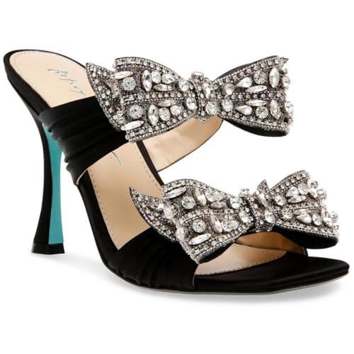Betsey Johnson Damen Mücke Sandale mit Absatz, Schwarz, 35.5 EU von Betsey Johnson