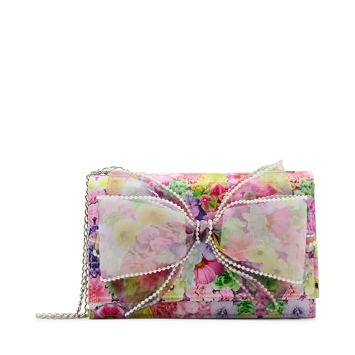 Betsey Johnson Damen Pearl Trimmed Bow Bag Tasche mit Schleife mit Perlenbesatz, Kaleidoskop Floral von Betsey Johnson
