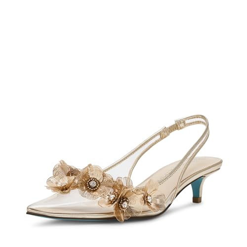 Betsey Johnson Damen Robin Pumps, Gold, 40 EU von Betsey Johnson