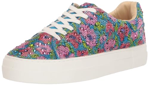 Betsey Johnson Damen Sidny Sneaker, Blaue Mohnblume, 40.5 EU von Betsey Johnson