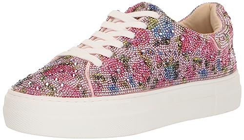 Betsey Johnson Damen Sidny Sneaker, Blumenmuster, 37 EU von Betsey Johnson