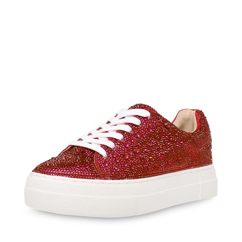 Betsey Johnson Damen Sidny Sneaker, Rot/Ausflug, einfarbig (Getaway Solids), 39 EU von Betsey Johnson