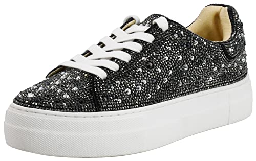 Betsey Johnson Damen Sidny Sneaker, Schwarz Multi, 38 EU von Betsey Johnson