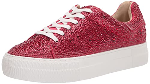 Betsey Johnson Damen Sidny Sneaker, Rot/Ausflug, einfarbig (Getaway Solids), 37 EU von Betsey Johnson