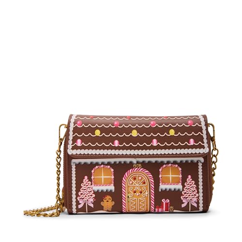 Betsey Johnson Damen Wallet Baking Spirits Bright Geldbörse Crossbody, braun von Betsey Johnson