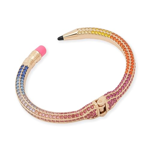 Betsey Johnson Damen gerades A's Pavé Bleistift-Manschettenarmband Betsey Johnson Damen gerades A's Pavé Bleistift-Manschettenarmband von Betsey Johnson