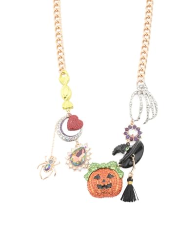 Betsey Johnson Halloween-Halsketten für Damen, 19.0 Inches, Metall, Kein Edelstein von Betsey Johnson
