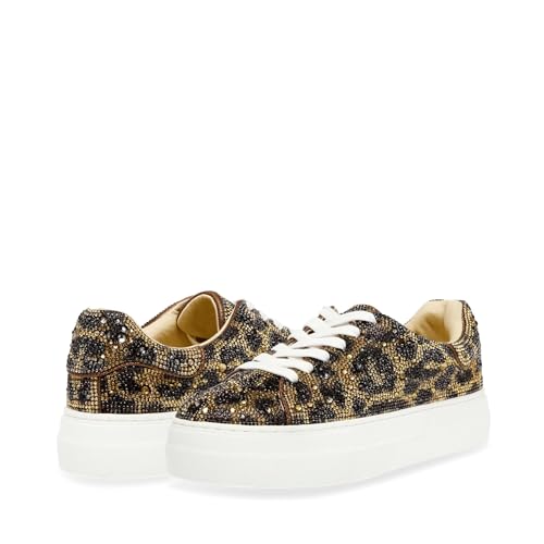 Betsey Johnson Sidny Damen-Sneaker, Leopard, 37.5 EU von Betsey Johnson