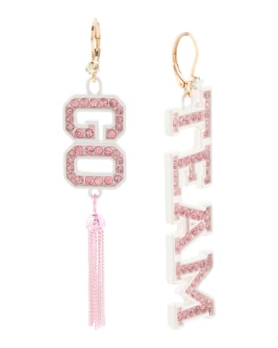 Betsey Johnson Unübertroffene Fußball-Ohrringe, One Size, Metall, Kein Edelstein von Betsey Johnson