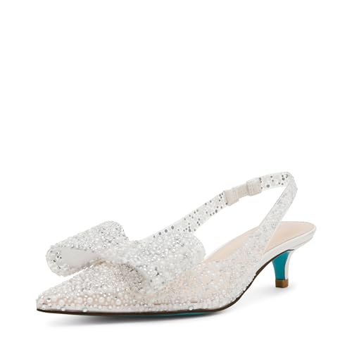 Betsey Johnson Women's Patti Pump, Pearl Multi, 8.5 von Betsey Johnson