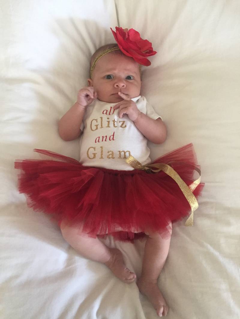 Alle Glitzer Und Glamour, Benutzerdefinierte 0 - 3 Monthstutu-Outfit von BetsysItsyEtsy