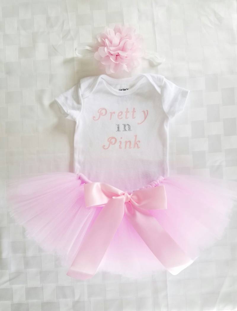 Hübsche in Rosa, Benutzerdefinierte Baby Tutu Outfit, Größe 0 - 3 Monate von BetsysItsyEtsy