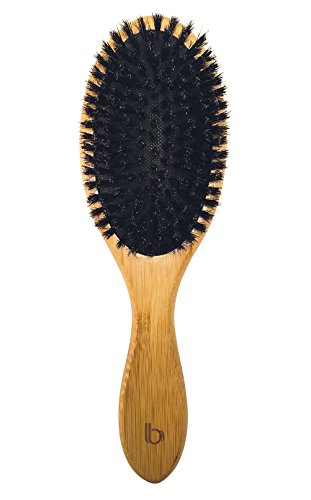 Better Beauty Products Professional Oval Paddle Brush, 100% Natural Bamboo & Soft Boar Bristles, For Fine to Medium Hair, Men & Women, Schwarz Better Beauty Products Professional Oval Paddle Brush, 100% Natural Bamboo & Soft Boar Bristles, For Fine to Medium Hair, Men & Women, Schwarz von Better Beauty Products