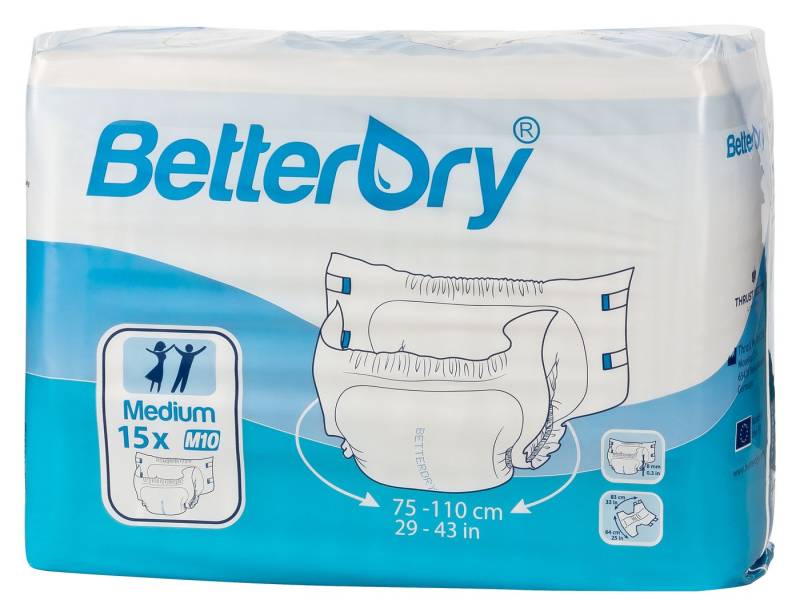 BetterDry Inkontinenzboxer M10 Windeln für Erwachsene BetterDry Inkontinenzboxer M10 Windeln für Erwachsene von BetterDry