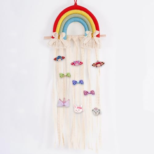 Haarspangen Aufbewahrung Halter, BetterJonny Haarspangen Aufbewahrung Mädchen Regenbogen Haarspangen Halter Haarnadel Lagerung Stirnband Haarspange Organizer Haarspangen-Aufhänger für Baby Mädchen von BetterJonny