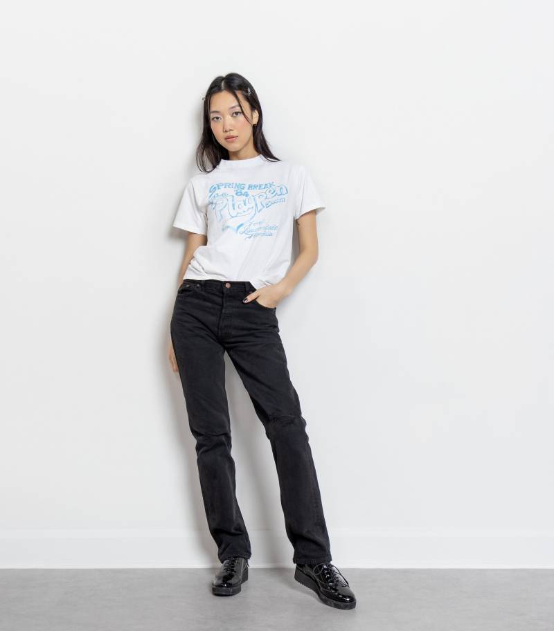 Levi's 501 Jeans Button Fliege Wedgie Fit Baggy Boyfriend Denim Long U S A Usa Made Vintage/36 36.5 Inch Hüfte Größe 3 4 von BetterStayTogether