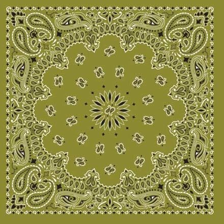 Hav-A-Hank Original aus USA Bandana (Oliv) von BetterStylz