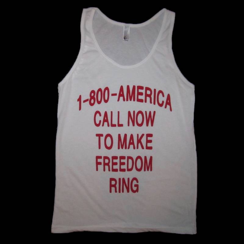 1 800 Amerika Rufen Sie Jetzt An Um Freiheit Ring Usa Tank Top Jahrgang Star Der Shirt T-Shirt Unisex Jungs Mädchen 4. Juli Hübsch Machen von BetterThanRealLife