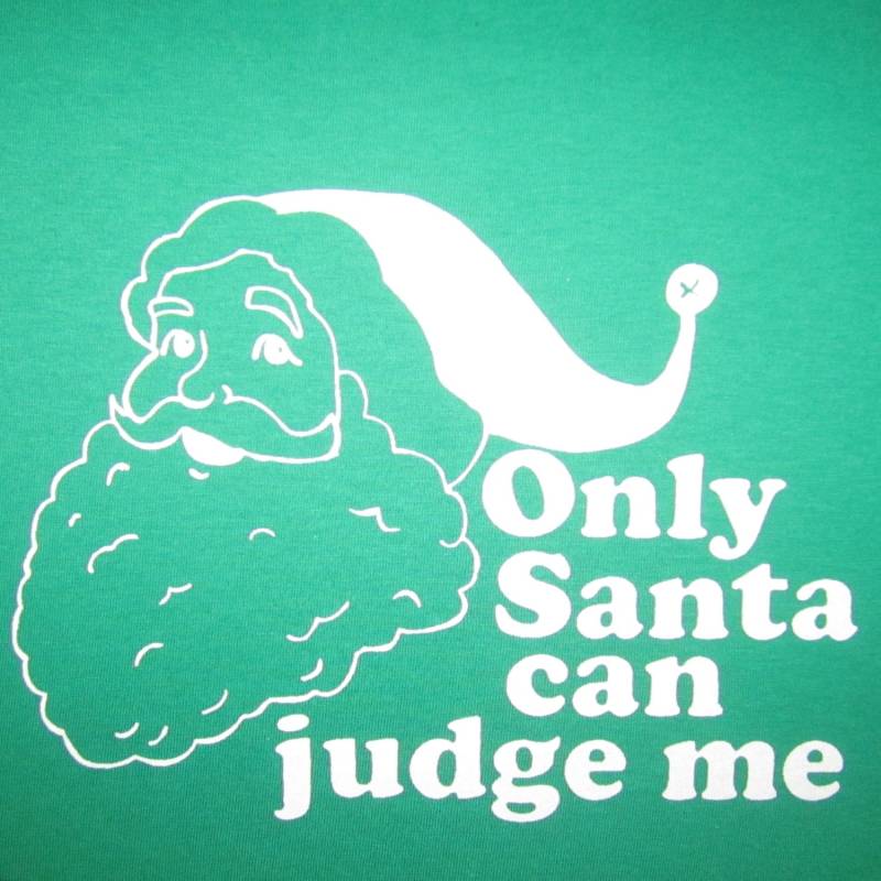 Kinder Nur Santa Mir T-Shirt Hübsch Beurteilen Kann Urlaub Claus Awesome Jungen Mädchen St. Nick Weihnachten Xmas Kleinkind Jugend Größen 2 4 6 8 von BetterThanRealLife