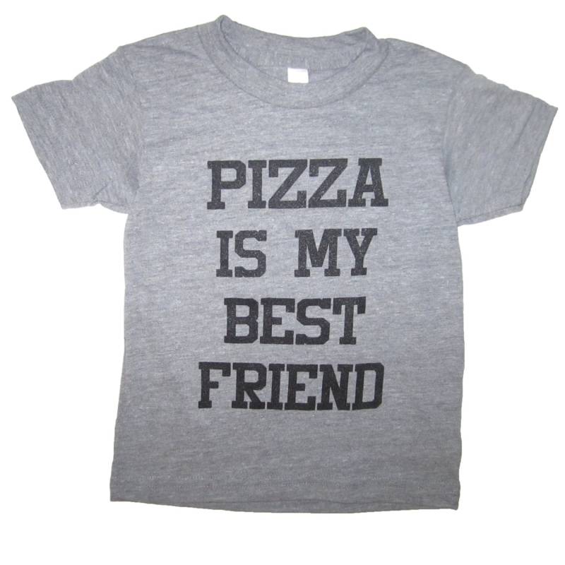 Kinder-Pizza Ist Mein Bester Freund T Shirt Glücklich Vorhanden Lustig Humor Kind Junge Mädchen Kleinkind Partei Bff Kleinkinder Jugend Hübsch Hip von BetterThanRealLife