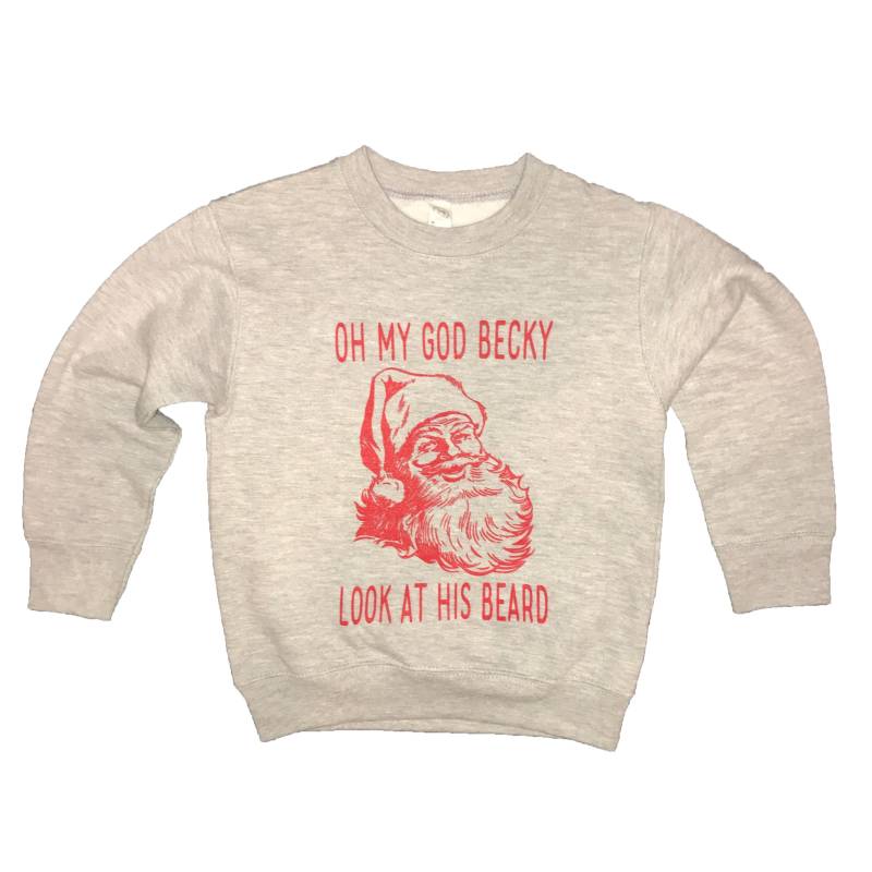 Kinder Sweatshirt Oh Mein Gott, Becky Schauen Seine, Bart Weihnachten Weihnachtsmann Shirt Oben Lustige Süße Jungs Mädchen Geschenk Idee T Urlaub von BetterThanRealLife