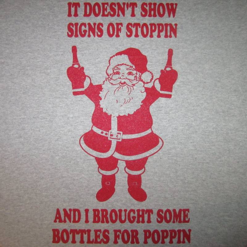 Sweatshirt Poppin Weihnachten Shirt Lustige Hässliche Pullover Top Idee Xmas Geschenk Partyidee Für Ihn Oder Ihr Niedlich Mens Womens Flaschen von BetterThanRealLife