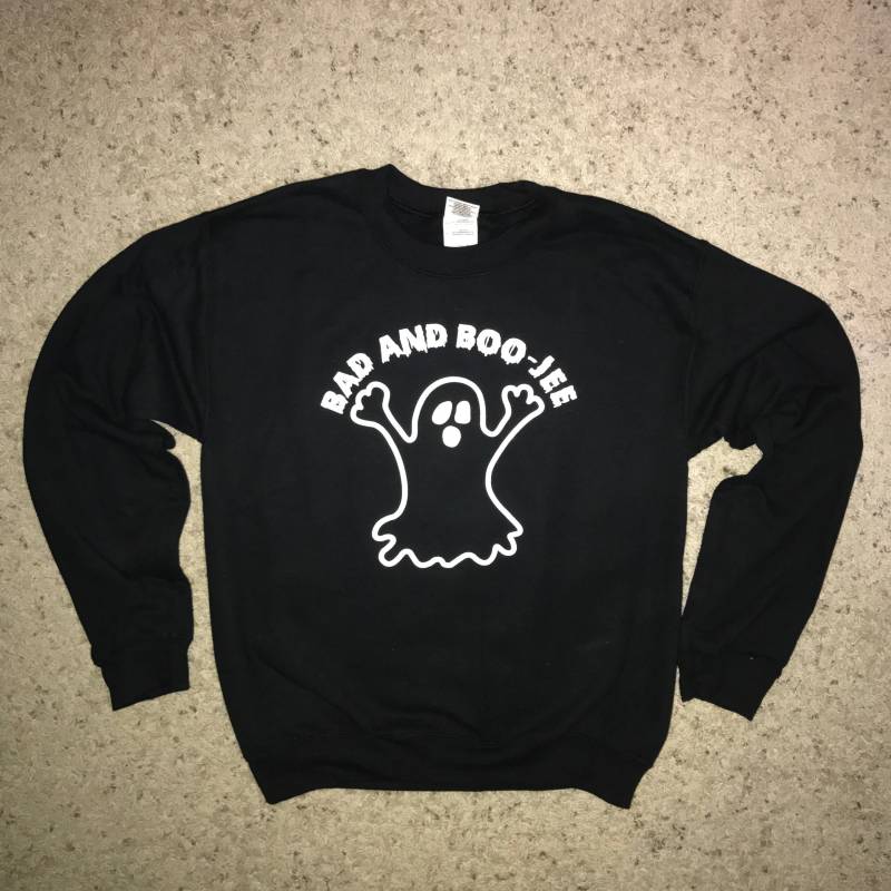 Sweatshirt Schlecht Und Boo Jee Boujee Halloween Shirt Oben Lustige Süsses Oder Saures Geist Kostüm Herren Damen Grafik Gruselige Hexe Nette von BetterThanRealLife
