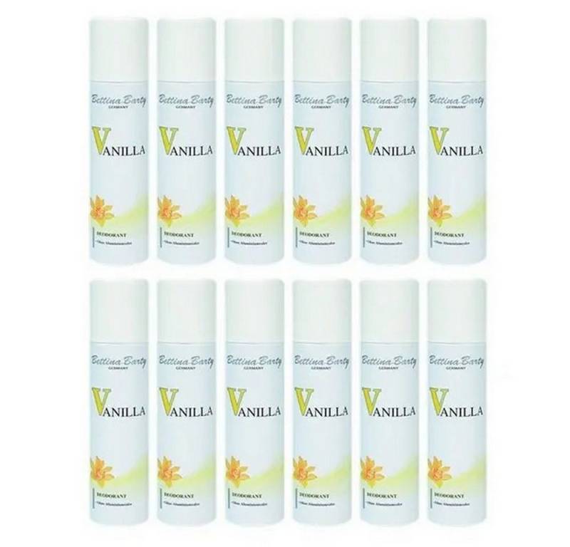 Bettina Barty Deo-Spray Vanilla 12 x 150ml von Bettina Barty