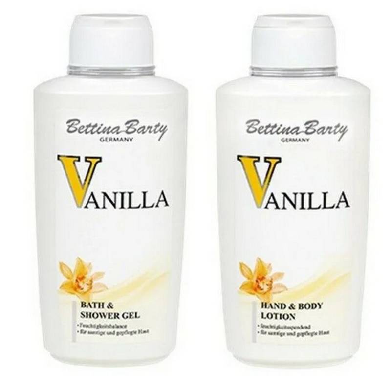 Bettina Barty Duschpflege Vanilla Bath & Shower Gel 500 ml & Körperlotion 500 ml von Bettina Barty