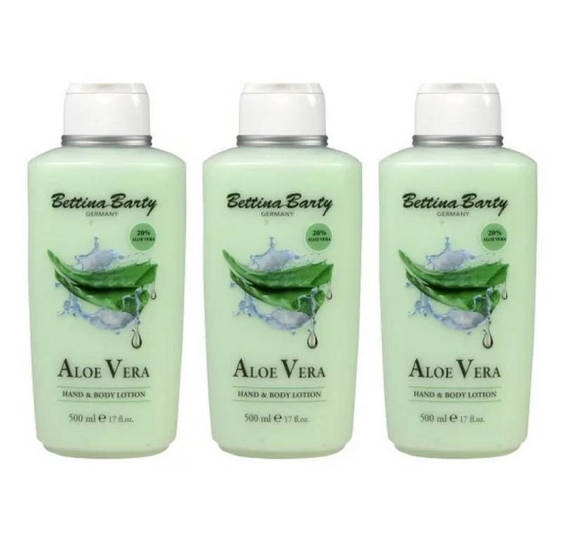 Bettina Barty Körpercreme Aloe Vera 3 x 500 ml von Bettina Barty