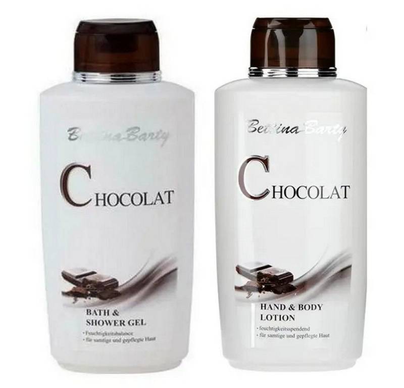 Bettina Barty Körperlotion Chocolat Bath & Shower Gel 500ml + Hand & Body Lotion 500ml, 2-tlg. von Bettina Barty