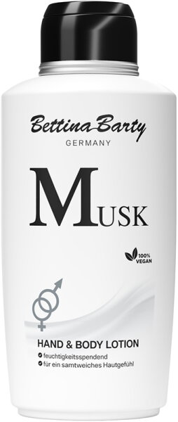 Bettina Barty Musk Hand&Body Lotion 500 ml Bettina Barty Musk Hand&Body Lotion 500 ml von Bettina Barty