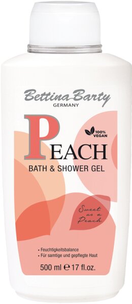 Bettina Barty Peach Bath & Shower Gel 500 ml Bettina Barty Peach Bath & Shower Gel 500 ml von Bettina Barty