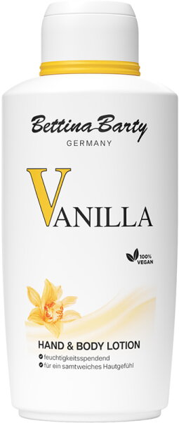 Bettina Barty Vanilla Hand- & Body-Lotion 500 ml Bettina Barty Vanilla Hand- & Body-Lotion 500 ml von Bettina Barty
