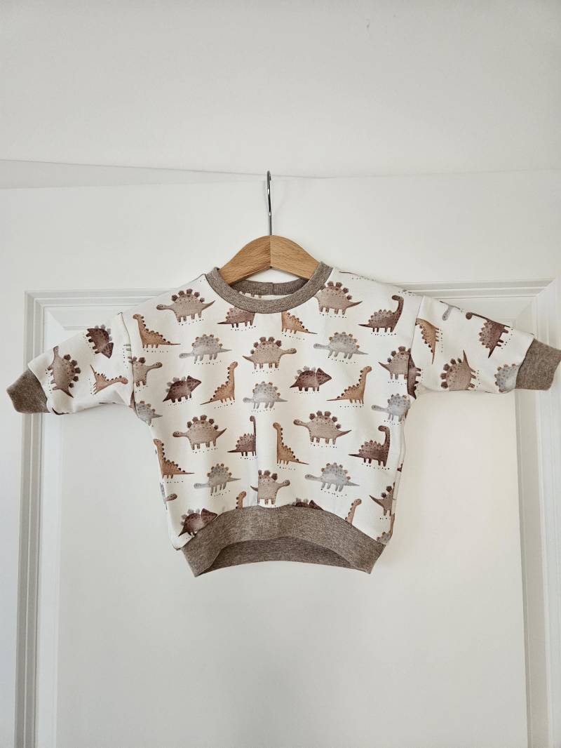 Oversize Sweater Pullover Baby Dinos Gr. 62 von BettisHerzstuecke