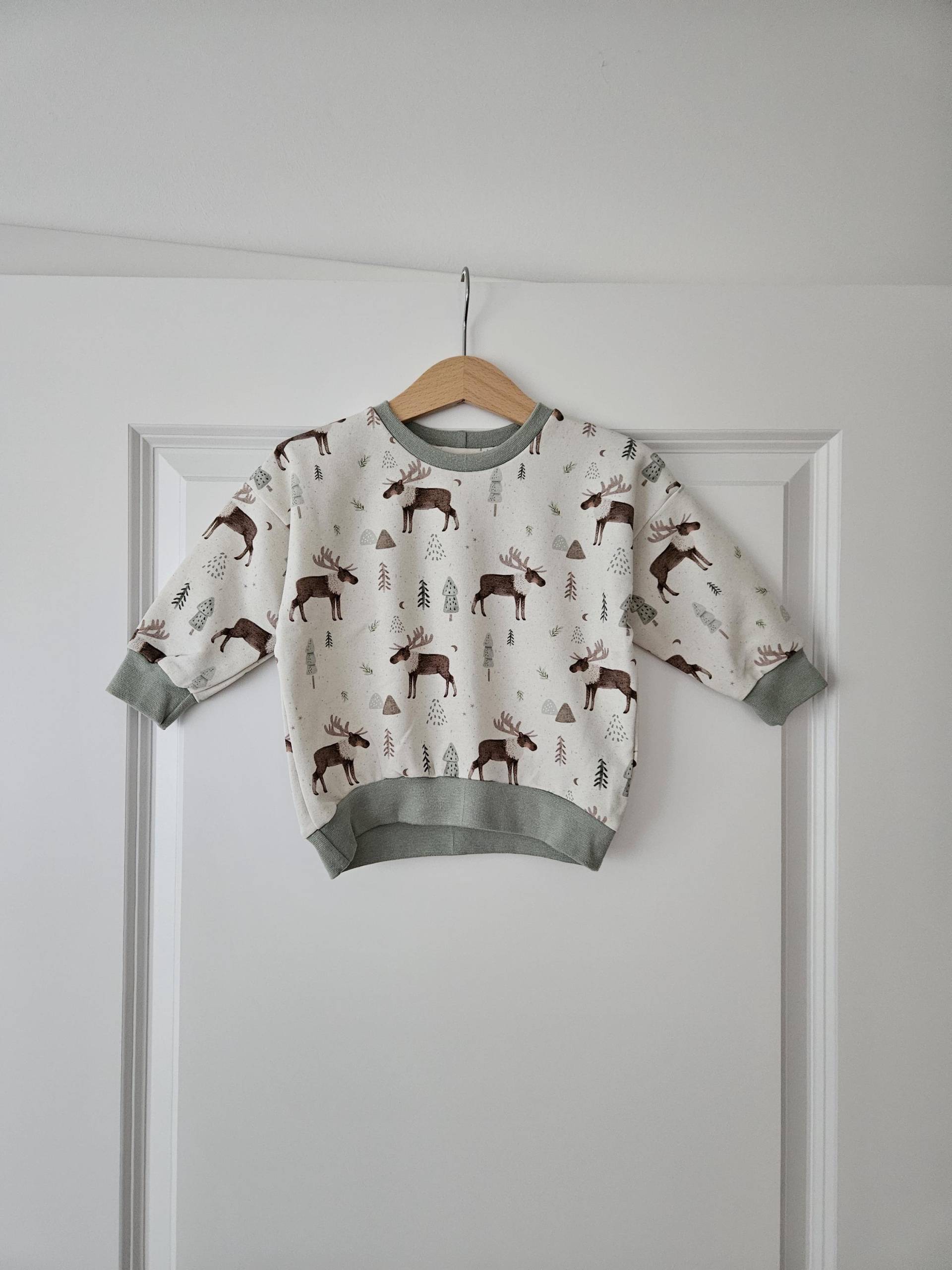 Oversize Sweater Pullover Baby Kind Weihnachten Winter Weihnachtspullover Gr. 80 von BettisHerzstuecke