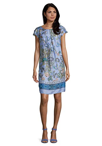 Betty Barclay Damen 1045/1427_8842 Kleid, Blue/Rosé, 40 von Betty Barclay