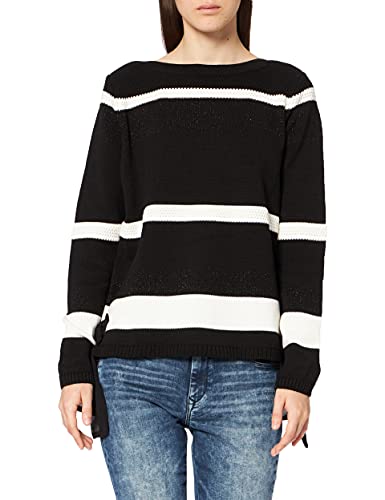 Betty Barclay Damen 5424/2164 Sweatshirt, Black/Cream, 38 von Betty Barclay