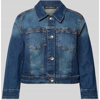 Betty Barclay Cropped Jeansjacke mit 3/4-Arm in Jeansblau, Größe 38 von Betty Barclay