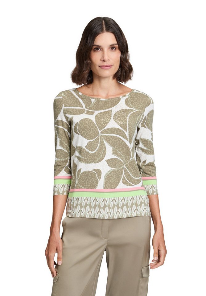 Betty Barclay 3/4-Arm-Shirt Betty Barclay Damen Basic Shirt mit Print (1-tlg) Muster von Betty Barclay