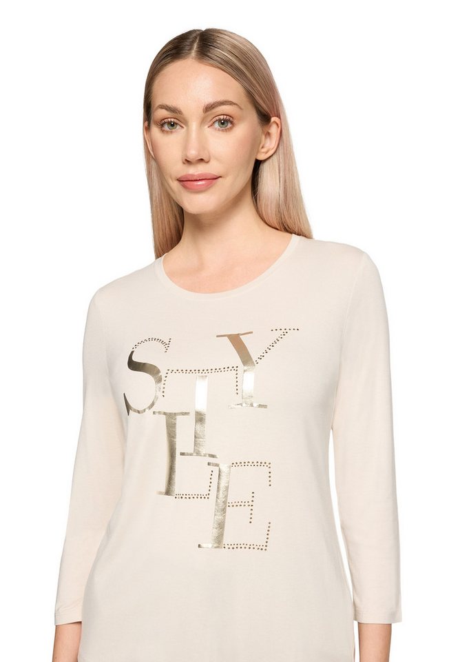 Betty Barclay 3/4-Arm-Shirt Damen Basic Shirt mit Placement (1-tlg) von Betty Barclay